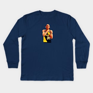 Reggie Miller choke Kids Long Sleeve T-Shirt